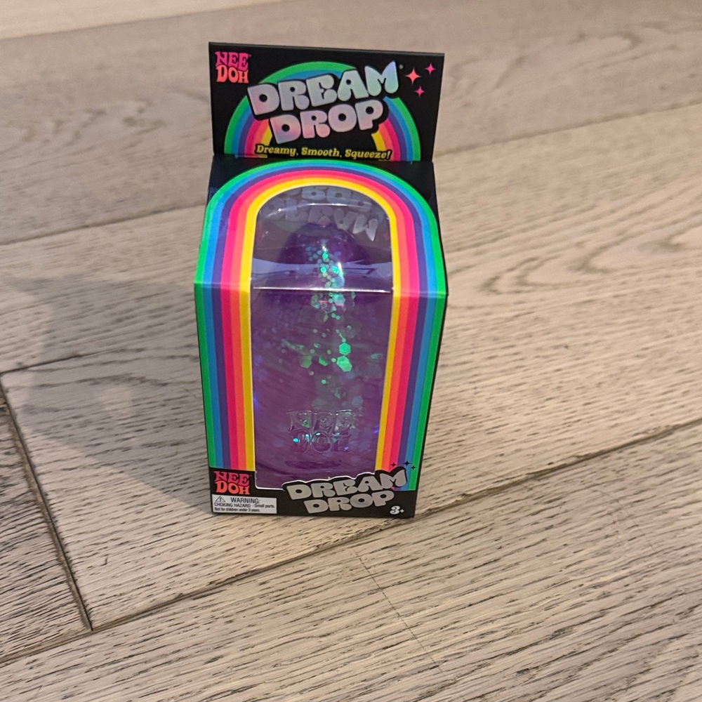 Dream Drop Rainbow Slime by NEE DOH - Purple Glitter